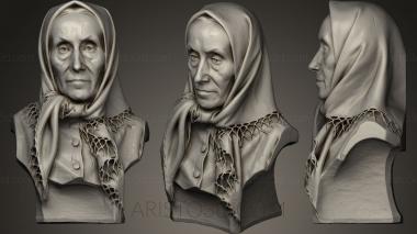 Busts and heads antique and historical (BUSTA_0067) 3D model for CNC machine